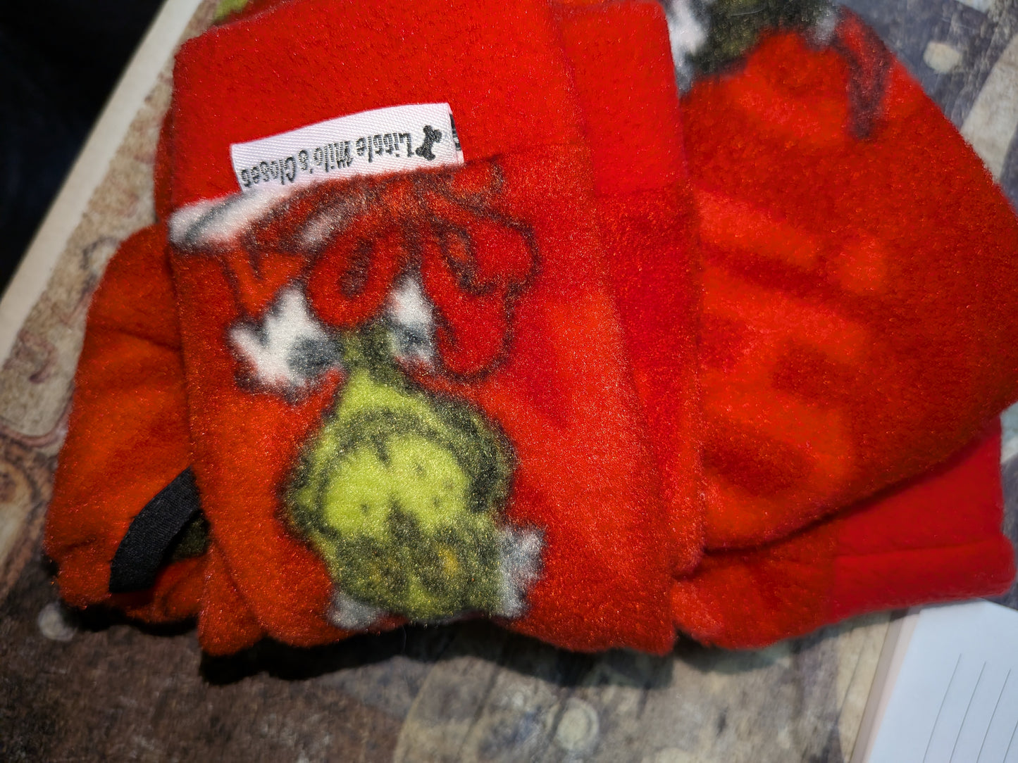 Ready to Ship Extra Small Christmas Plush Fleece Jammies