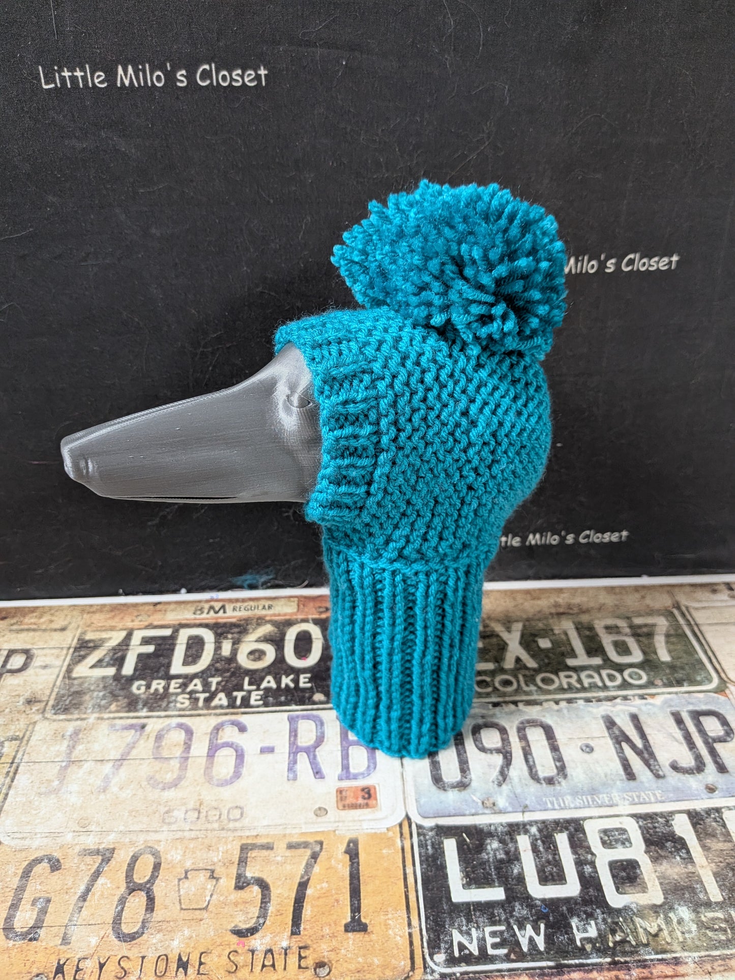 Pom Pom Knitted hats for Italian Greyhounds