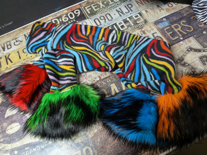 Custom Zebra Limited Edition Fleece Bodysuit