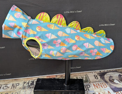 Ready to Wear Medium UV Dinosaur Sleeveless Vests