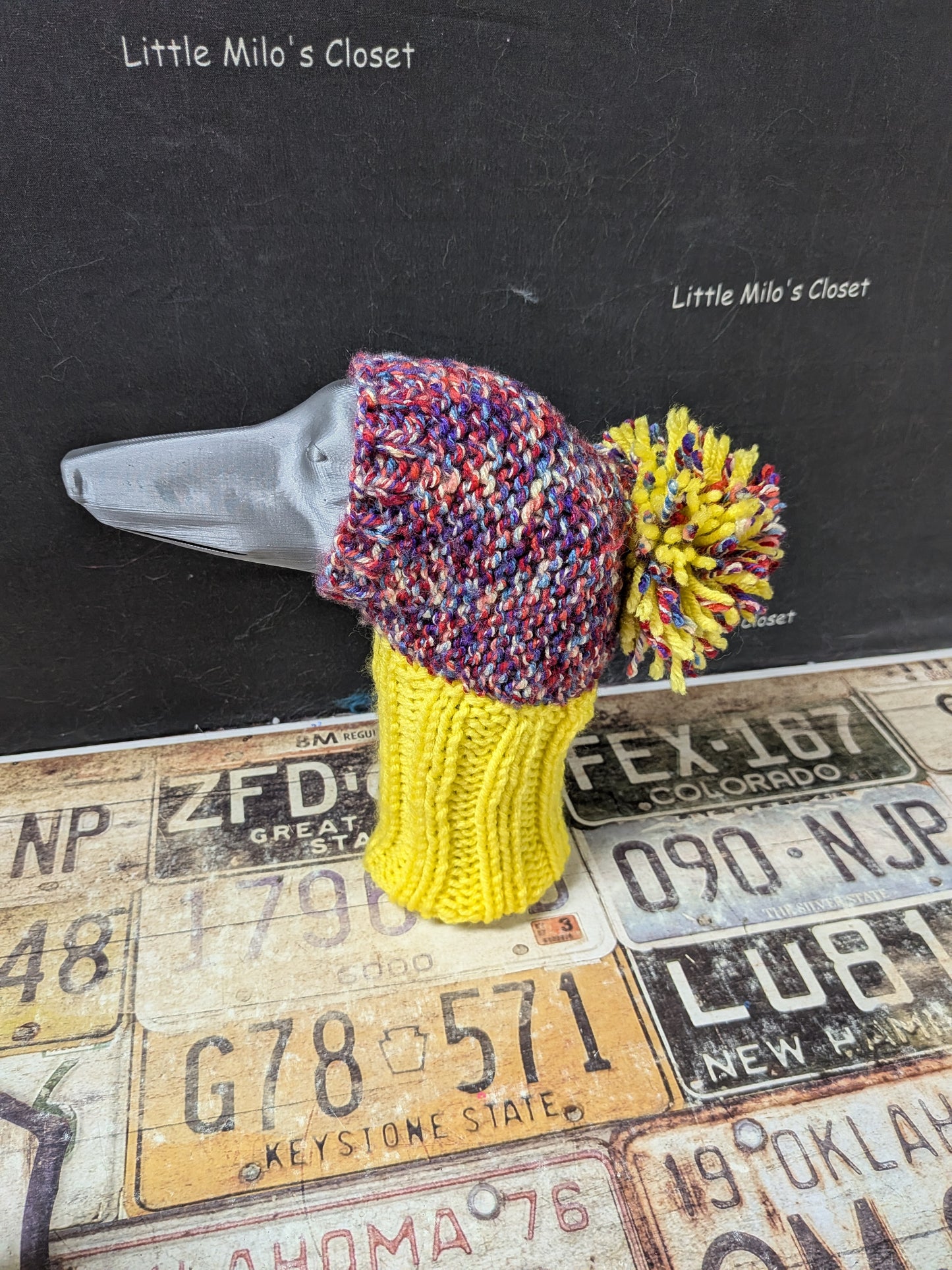 Pom Pom Knitted hats for Italian Greyhounds