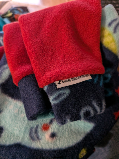 Ready to Ship Small Assorted Italian Greyhound Fleece Bodysuits