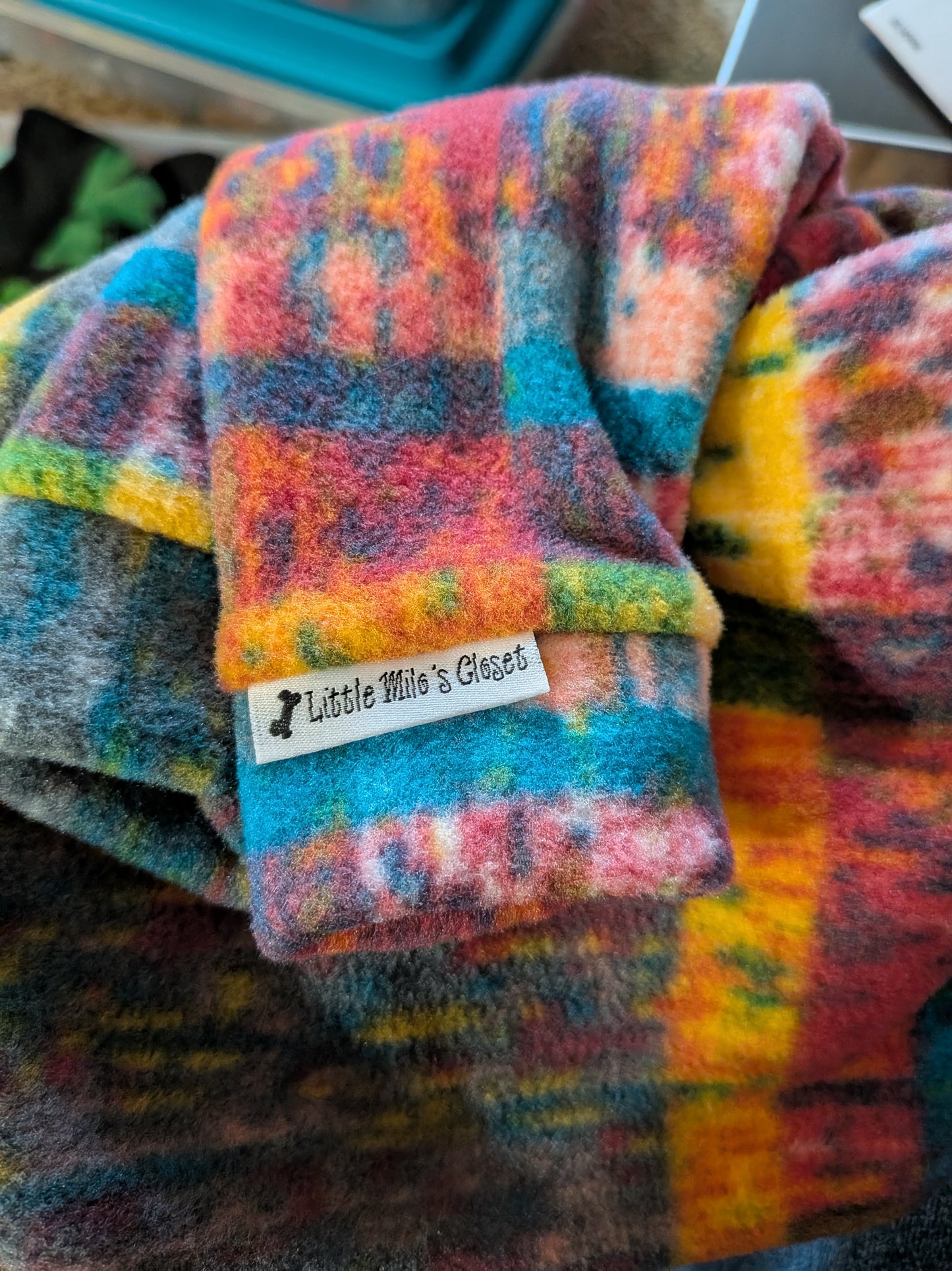 Ready to Ship Small Assorted Italian Greyhound Fleece Bodysuits