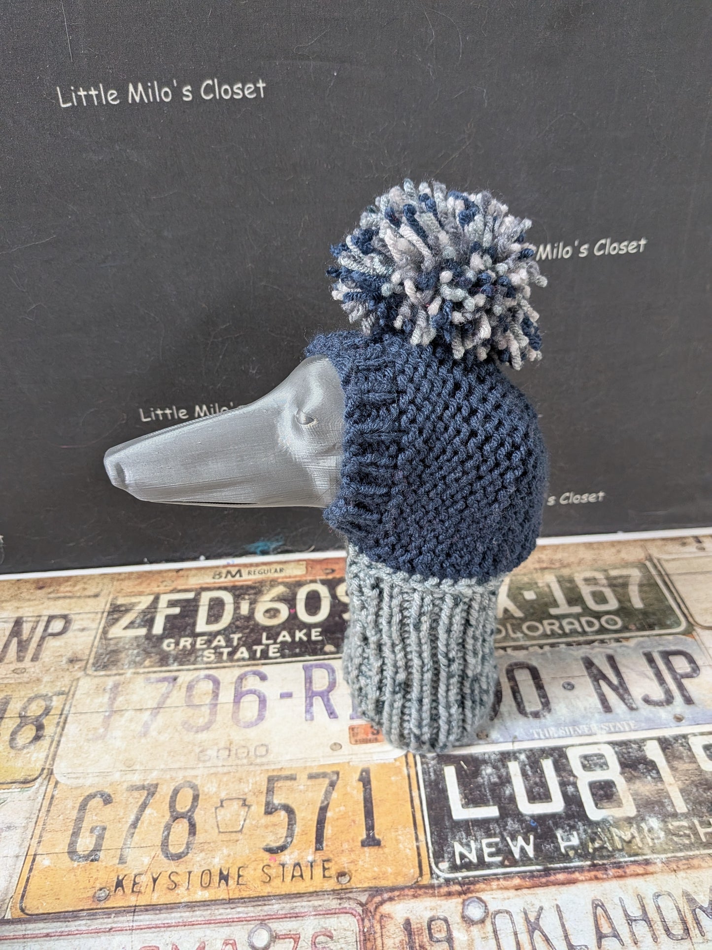 Pom Pom Knitted hats for Italian Greyhounds