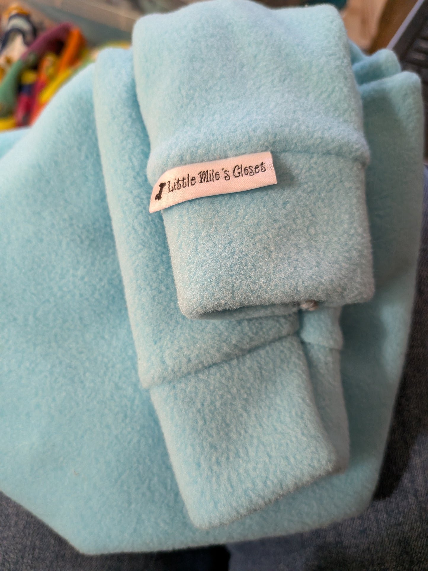 Ready to Ship Small Assorted Italian Greyhound Fleece Bodysuits