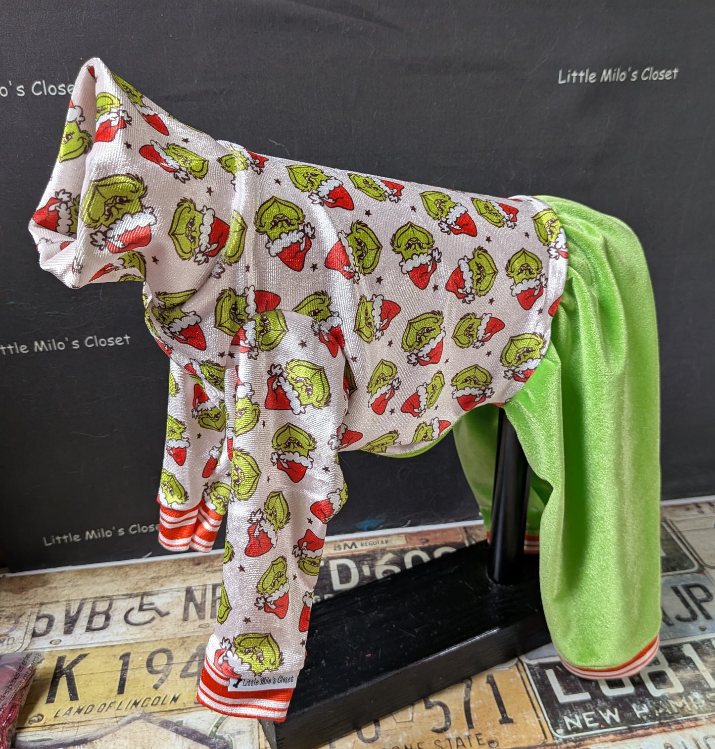 Grinch Wide Leg Bodysuit
