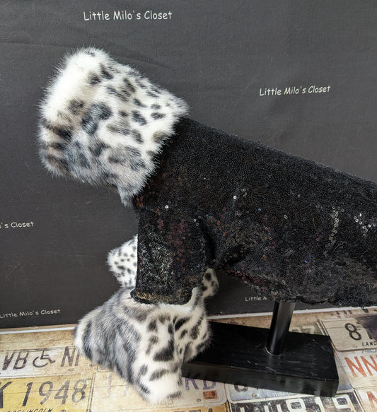 Custom Fur Collar and Bell Sleeved 2 legged Top