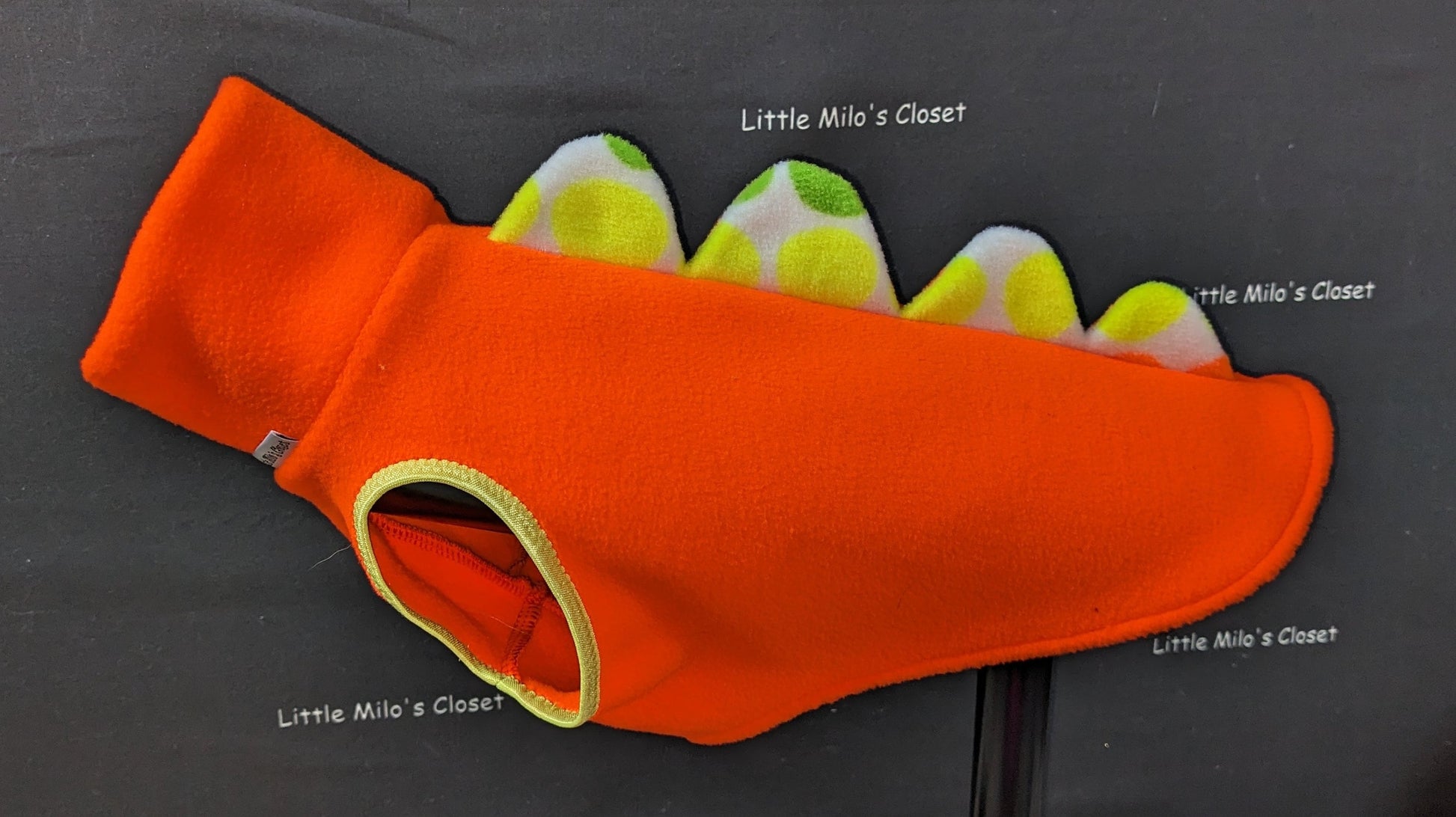 Custom Iggy Spiked Dino Fleece Vests, Shirts and Bodysuits. - Little Milo's Closet